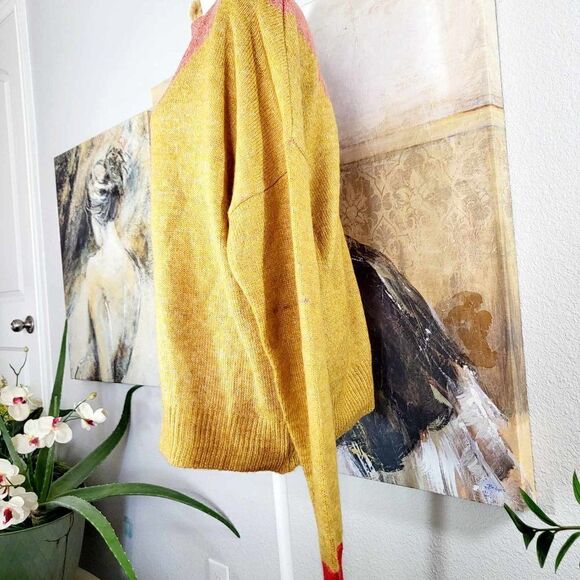 NEW with Tag HEM and THREaD knitted sweater size L Multicolor - Picture 3 of 12